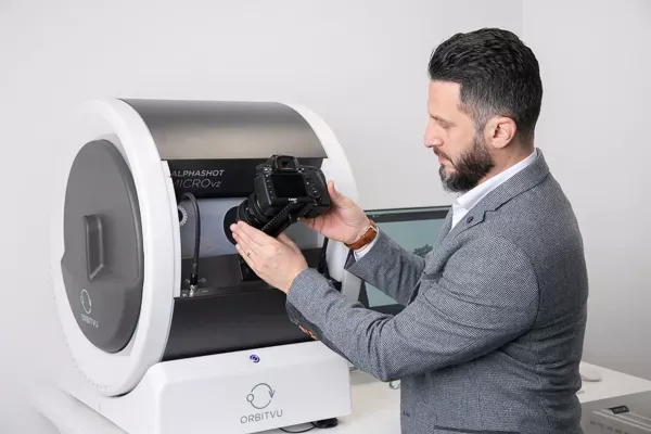 Attaching DSLR Camera to Orbitvu Alphashot Micro v2 for Product Photography