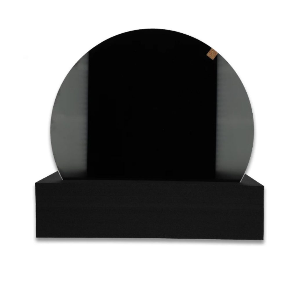 Black glass table for Alphashot Micro